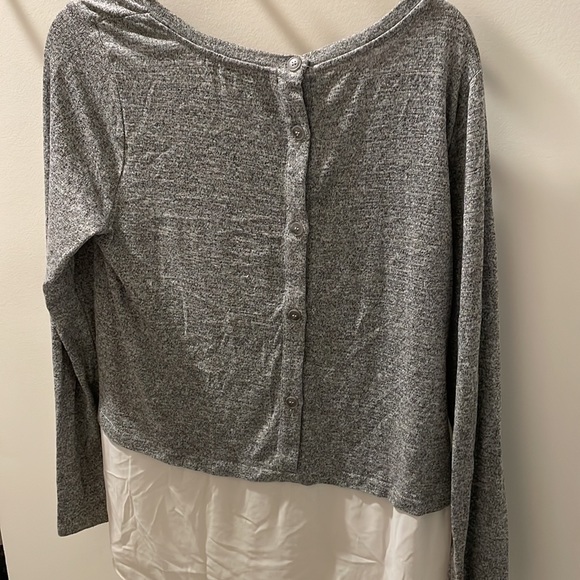 Loft mixed media sweater - size M - Picture 2 of 2